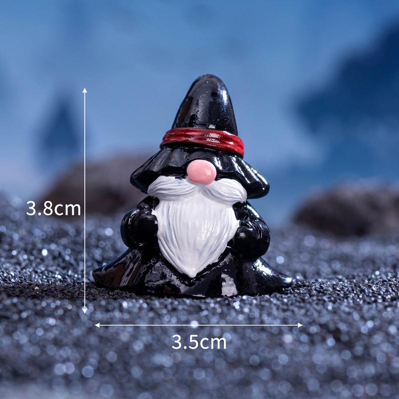 1Pc Wizard Ghost Pumpkin House Figurines Resin Ornaments Halloween Decorations Micro Landscape Ornament Diy Desktop Decor