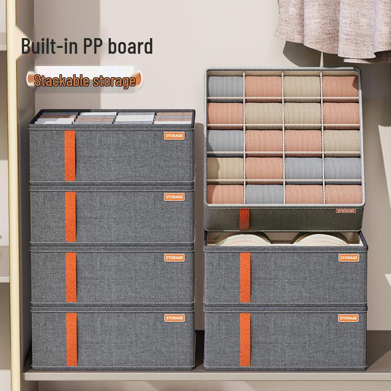 Organizator din material textil lavabil de capacitate mare pentru lenjerie intimă și șosete