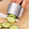 Stainless Steel Finger Guard Set Adjustable Finger Guard for Cutting Food Versatile Kitchen Slicing Tool Finger Guard Protector for Chopping Dicing