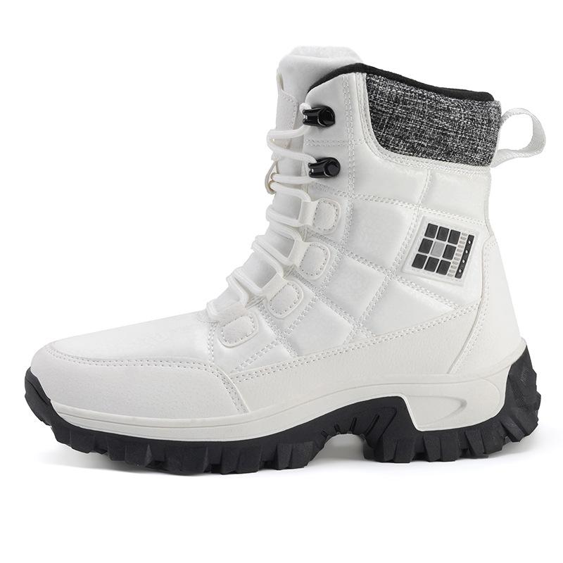

Unisex Anti-slip Tactical Snow Mountaineering Boots with Cotton Lining 36 белый