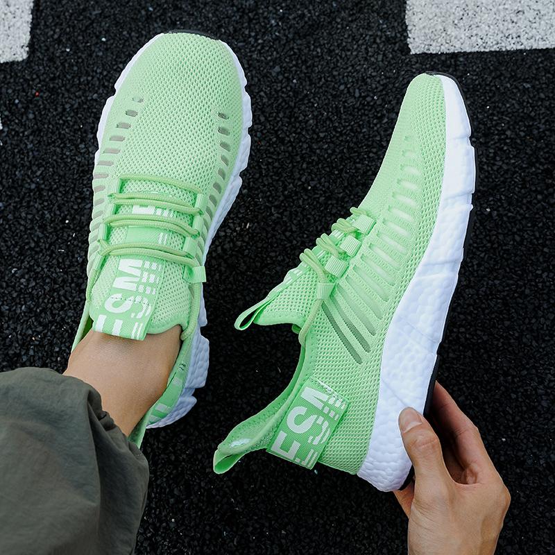 Men Sneakers Mesh Breathable Man White Running Tennis Shoe Comfortable Outdoor Sports Shoes For Men Casual Shoes Tenis Masculino