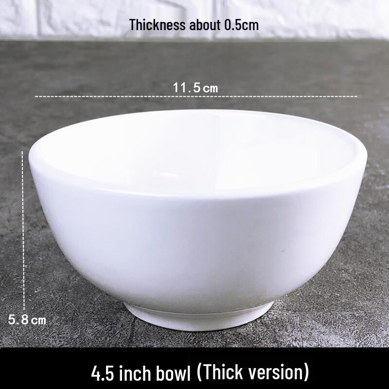 

Pure White Ceramic 3-Piece Dinnerware Set