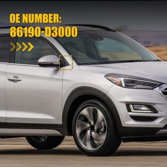 Fender Mirror Trim Molding Pillar Left Corner Driver For Fit Side 2016-21 Tucson