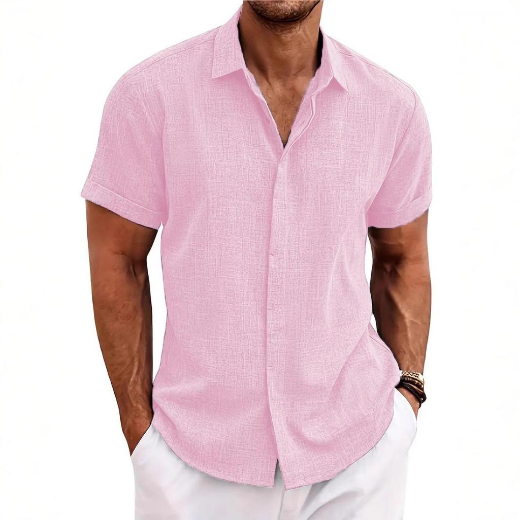 2024 Men's Summer 3D Printed Lapel Shirt