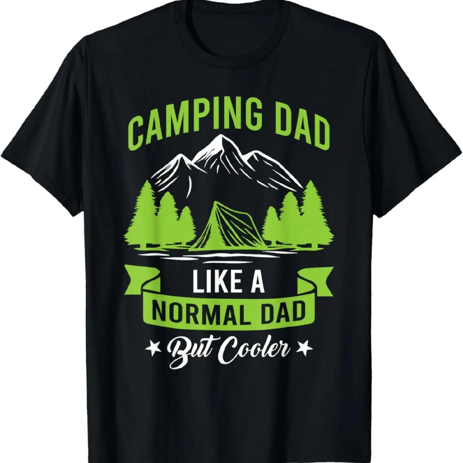 

Camping Dad like a normal dad but cool Happy Camp lover T-Shirt XXXXXL чорний
