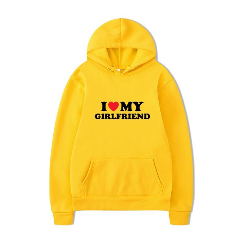 Mens Oversized Hooded Sweatshirt With Heart Print Casual Loose Fit Pullover Streetwear