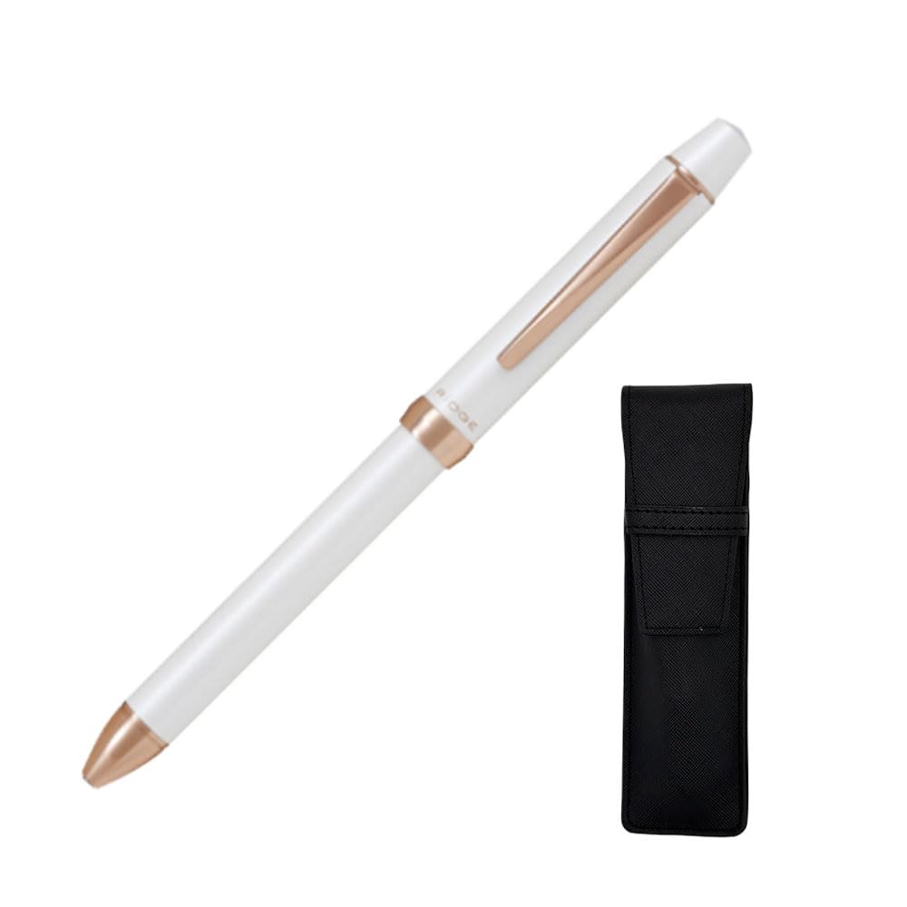 

Time Ridge Ballpoint Pen Pearl White Black Sheath [Limited Set] 3+1 Multi-Function BTHRT5SR-PW 0.7mm +