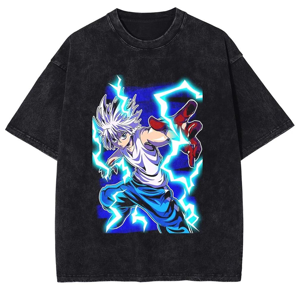 HunterHunter Shizuku Murasaki (Phantom Troupe) Themed TShirt Character Graphic Spider Symbol Apparel for Anime Fans