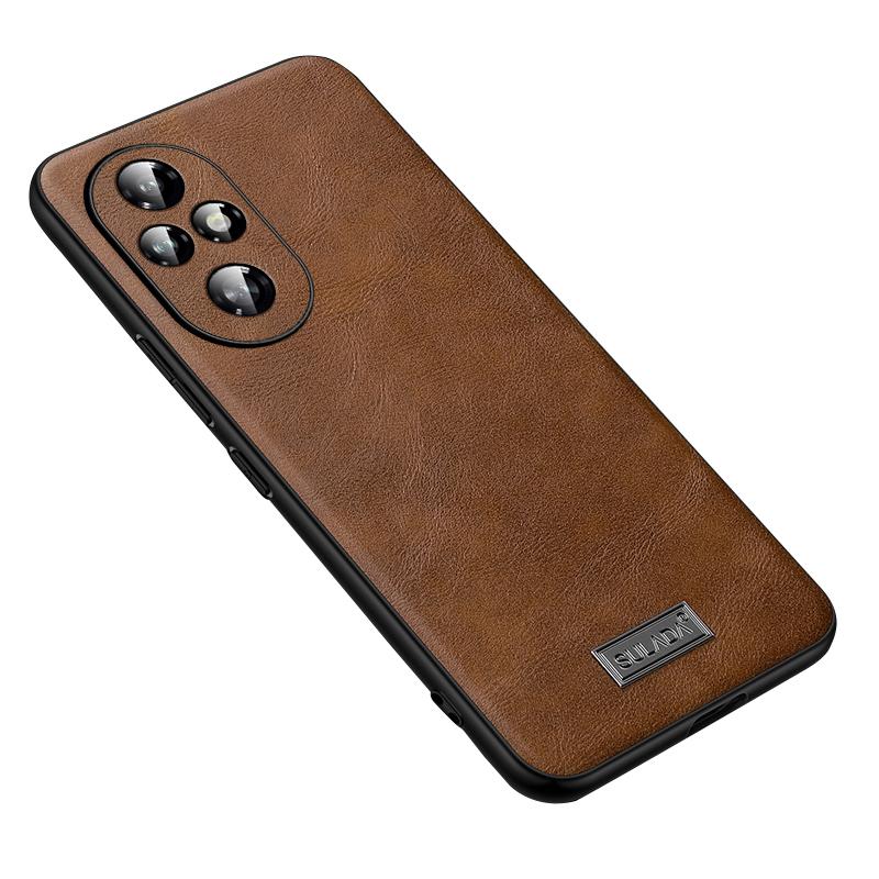 

Чохол для телефону Honor 200 5G PU шкіра+ТПУ+ПК задня кришка Brown