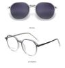 Polygonal Magnetic Gradient Polarized Clip-on Sunglasses for Women - Fashion and Travel Use