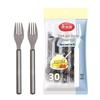 Meiliya Disposable Thick & Tough Dining Forks (30 Pcs)