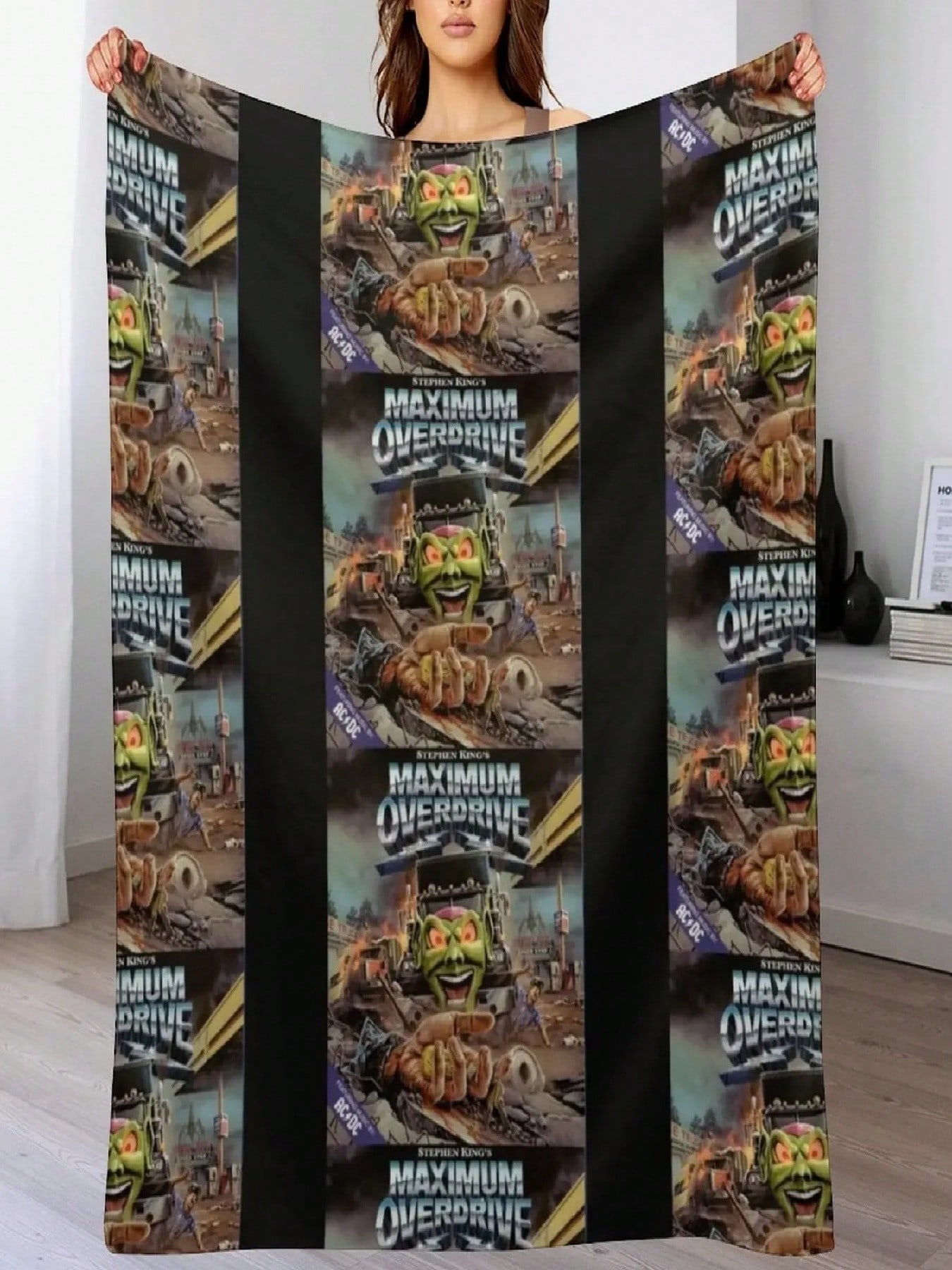 Maximum Overdrive Design Throw Blanket Bed Covers Hair For  Halloween Blankets 75X95CM