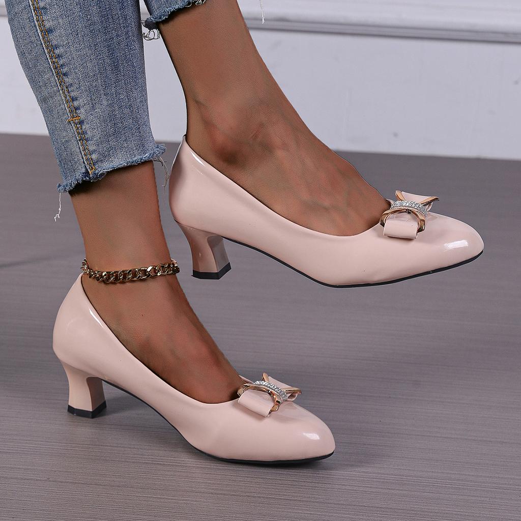 Fashion Women Pumps Summer Nude Shallow Mouth High Heels Women Fashion Office Work Wedding Party High Heels Shoes Women Zapatos De Mujer