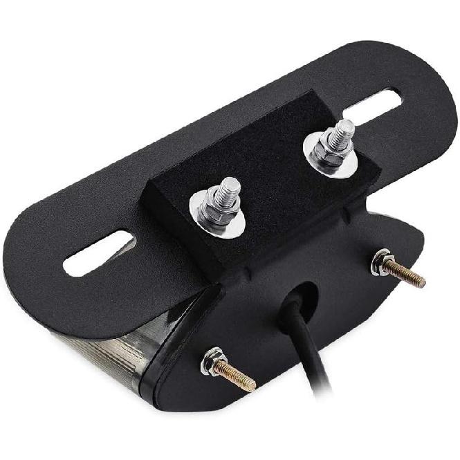 Anki HappiGo 12V 16 LEDs Luz de Freio Traseira Running Light Universal para Motocicleta Seta Lanterna de Placa (Cobertura Clara)