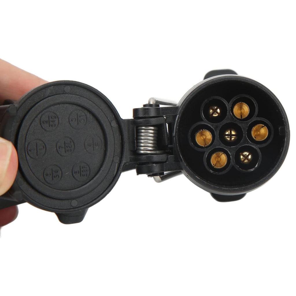 7-Pin American To European Trailer Adapter: Wiring Harness for Brake, Turn Signal & Tail Light Connector