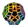 Carbon Fiber Sticker Megaminxeds Magic Cube Puzzle 3x3 Megaminx Speed Cube Puzzle Gift Educational Toy for Children