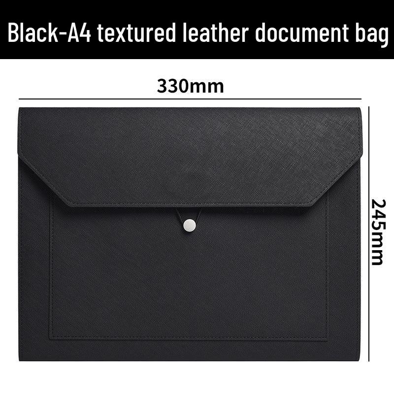 Leather Document Bag for Contracts and Invoices, A4/A5