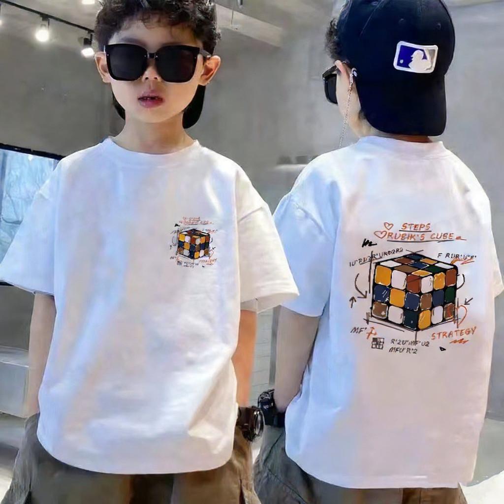 Children's T-shirt short sleeved cool cartoon comfortable printed boy's T-shirt