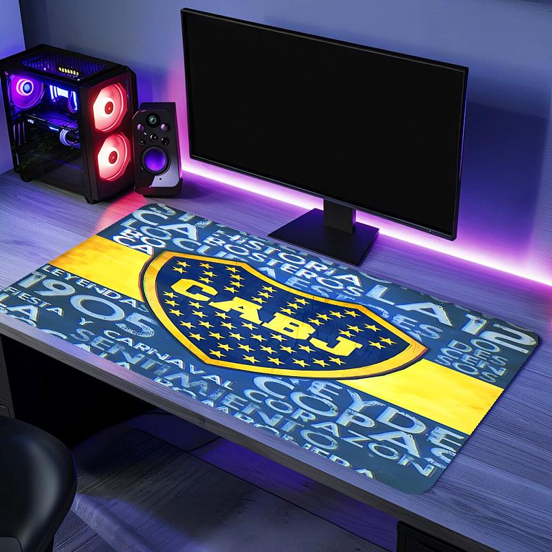 Club Atlético Boca Juniors Mouse Pad - Non-Slip Rubber Base, Smooth Surface for Work,Gaming,Office,And Home Use, Desk Mouse Pad