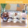 Sweet Plush Cat Keychain Soft Stuffed Animal Toy Cute Bag Decoration