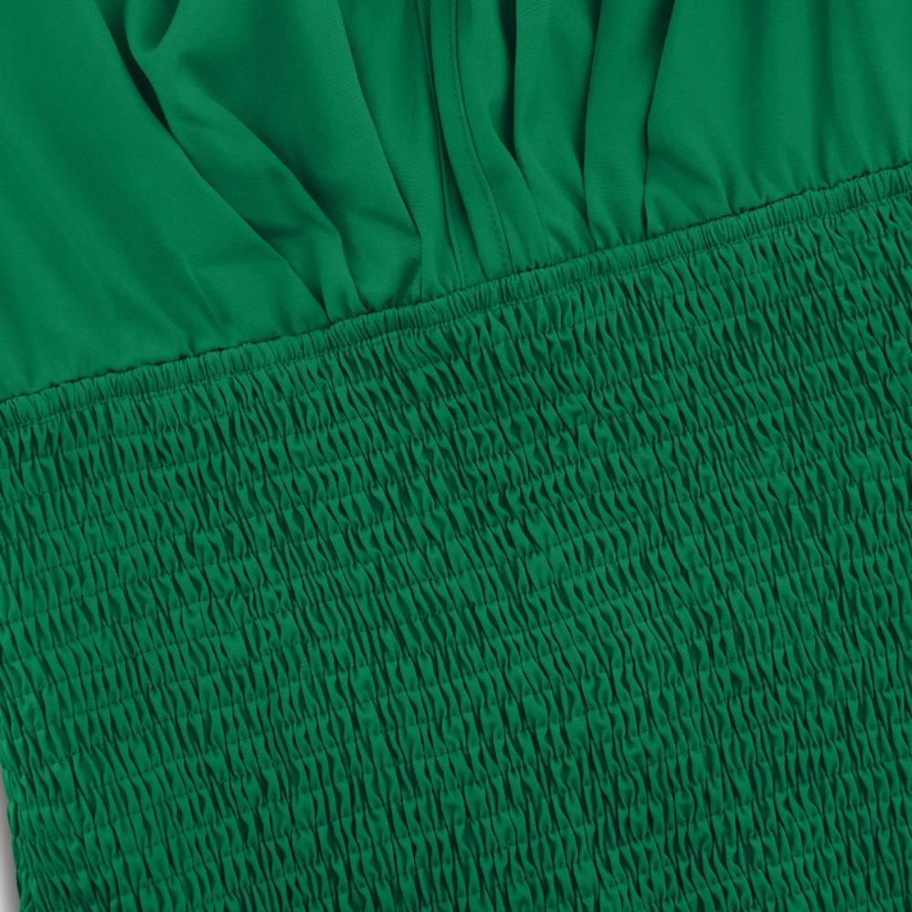 GMXIA Moda damă vară primăvară rochii casual cu mâneci scurte cu decolteu în V cu imprimeu