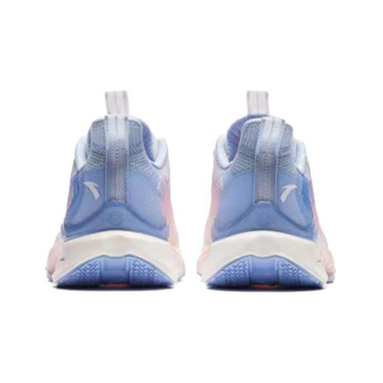 Anta Kids Wind Chaser 6.0 Shock Absorbing Durable Low Top Running Shoes Kids Running Shoes Pink 322425517-4