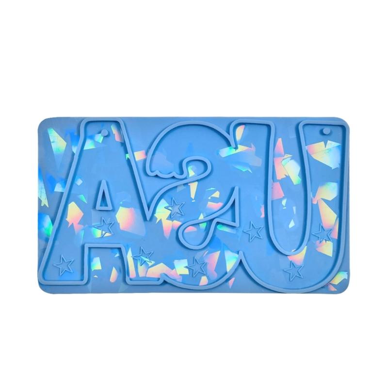 

Silicone Ornaments Moulds Independence Day Themed Silicone Hand-making Crafts Moulds Table Decorations Silicone Material синій