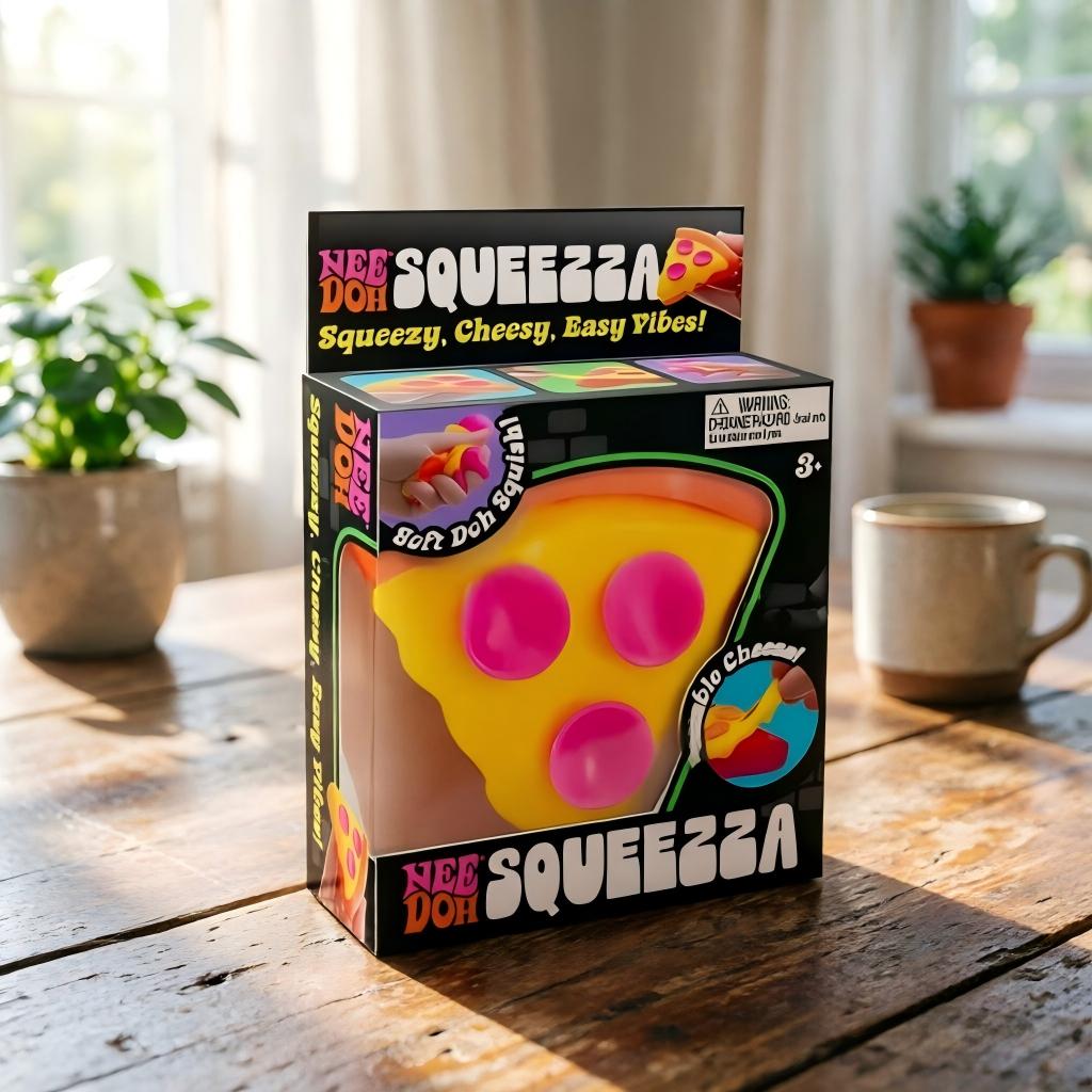 Schylling Needoh Nice Cube Sensory Squishy Stress Relief Fidget Toy Anti Anxiety Squeeze Toy For Kids Adults Focus Toy