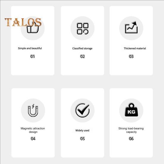 Magnetický držák na tužky Kovové drátěné úložné košíky se silnými magnety Boční organizér na ledničku pro ledničku, tabuli