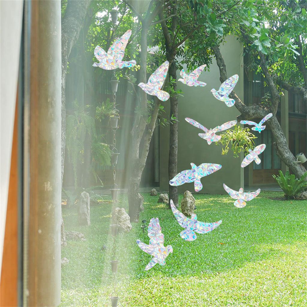 Rainbow Electrostatic Glass Sticker Adhesive  Window Film Removable Glass Window Decal