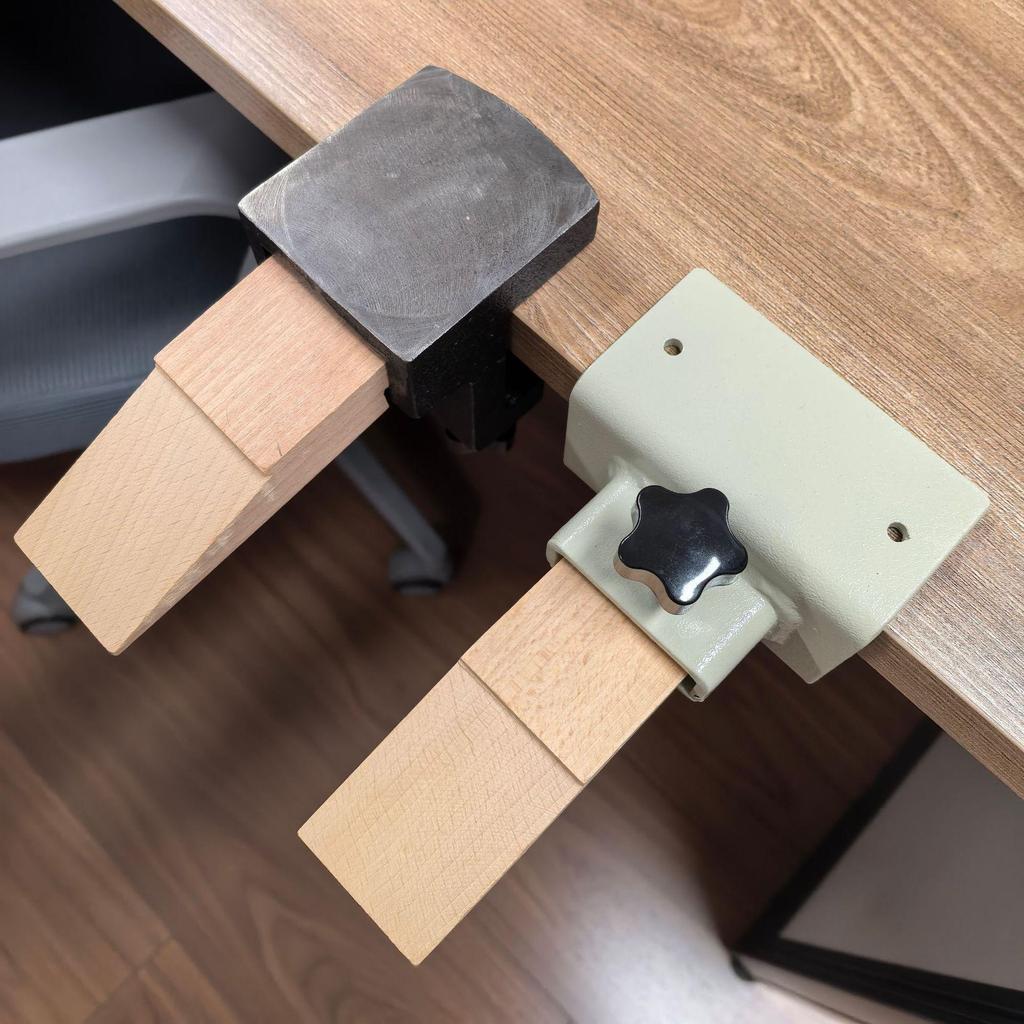Multi-Functional Punch-Free Workbench Clamp for Metalworking, Jewelry, and Wood Polishing - Strong Tabletop Fixing Clamp