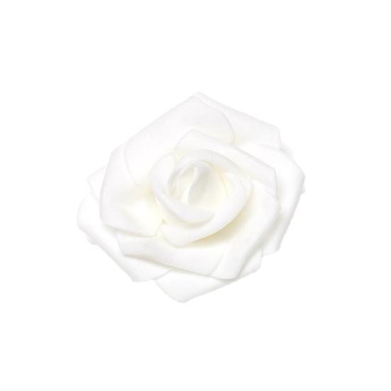 50/100 Stück Schaumstoff-Fake-Rosen, künstliche Blumen, Hochzeit, Brautstrauß, Party-Dekoration