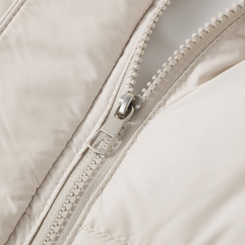 Moda Zima Krótka Kamizelka Kobieta Płaszcze Gruba Ciepła Bez Rękawów Parka Damskie Kurtki