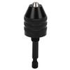 Drill Chuck Adapter 0.6-8mm Clamping 1Celsius4 Inch Hex Shank 3 Jaw Drill Chuck Conversion Tool for Power Tools