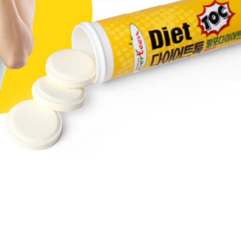 Everteen Diet Talk Foam Diet Garnicia Lemon Flavor + Pomegranate Flavor, 1 Set