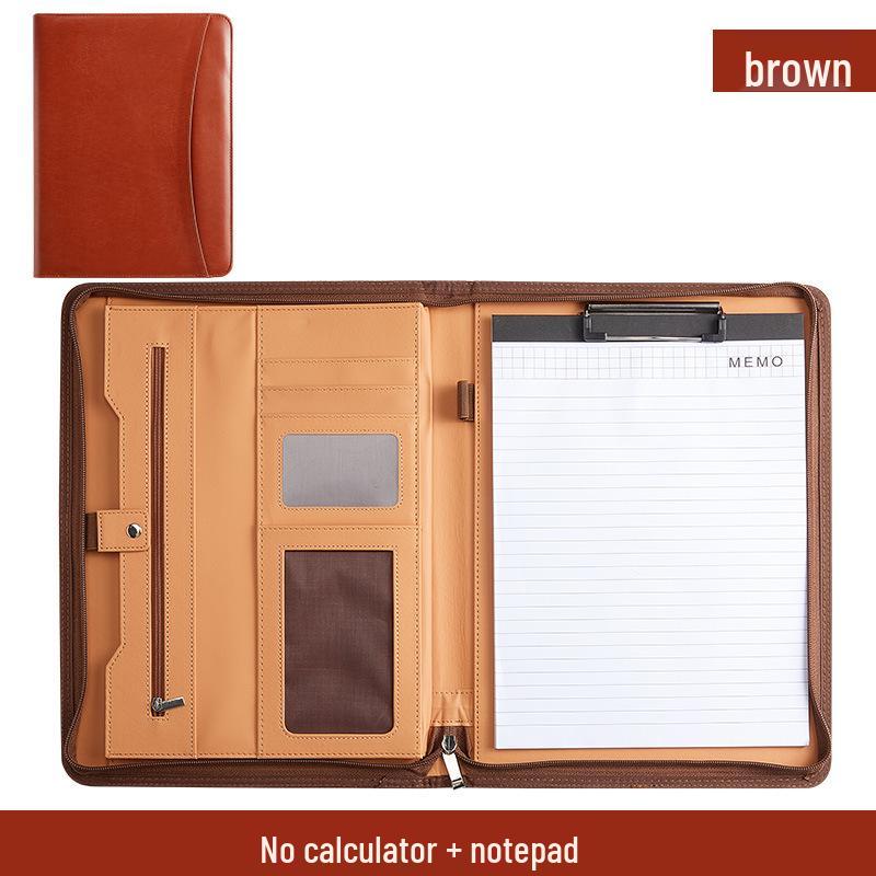 Customizable A4 Zipper Ring Binder Folder for Business and Office Use