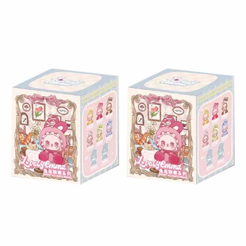 Lovely Emma Bunny Alliance Series Plush Blind Box Soft Comfortable Sleep Companion Doll Bedhead Ornament Toys Mystery Box Gifts