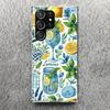 Summer Fruits Lemon Print Soft Case for Samsung Galaxy S25 S24 S23 S22 Ultra S21 Plus S20 FE Phone Shell S10 + Pattern Cover