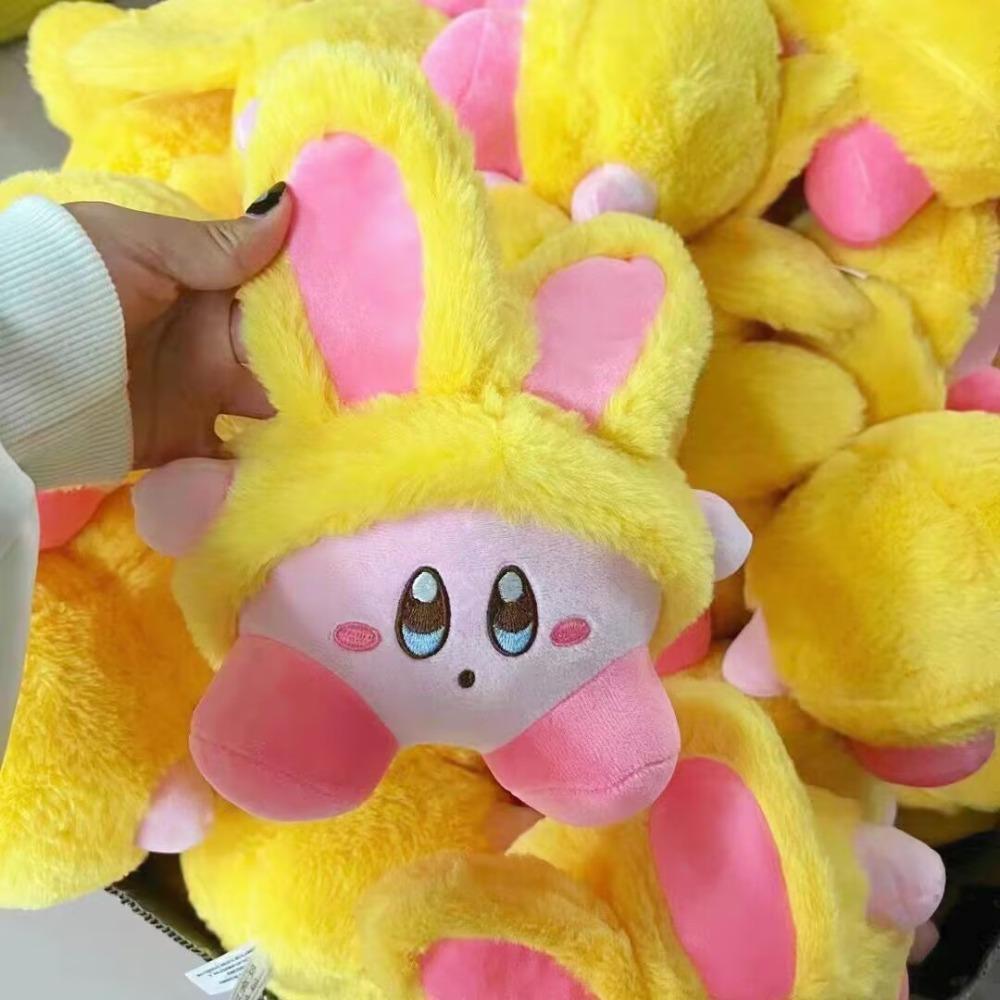 Anime Nintendo game doll rabbit ear star Kirby children's playground doll grabbing machine plush toy