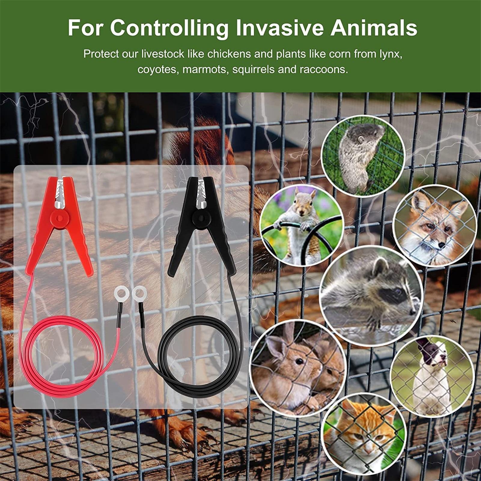 

Electric Fence Alligator Clips Portable Electric Fence Connectors current test line Alligator Clips Cable for Solar Fence CN