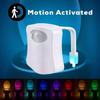 PIR Motion Sensor Toilet Seat Night Light 8 or 16 Colors Waterproof Backlight For Toilet Bowl LED Luminaria Lamp WC Toilet Light