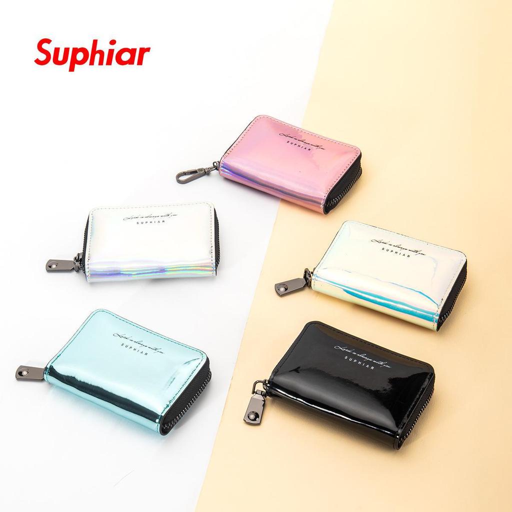 Cross-Border Laser-Design Card Holder: Stylish, Lightweight, Multifunctional Zipper Wallet