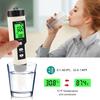 Digital Hydrogen Meter Water Quality Tester with ATC High Accuracy Pen Type H2 Meter Data Hold Function LCD Displays