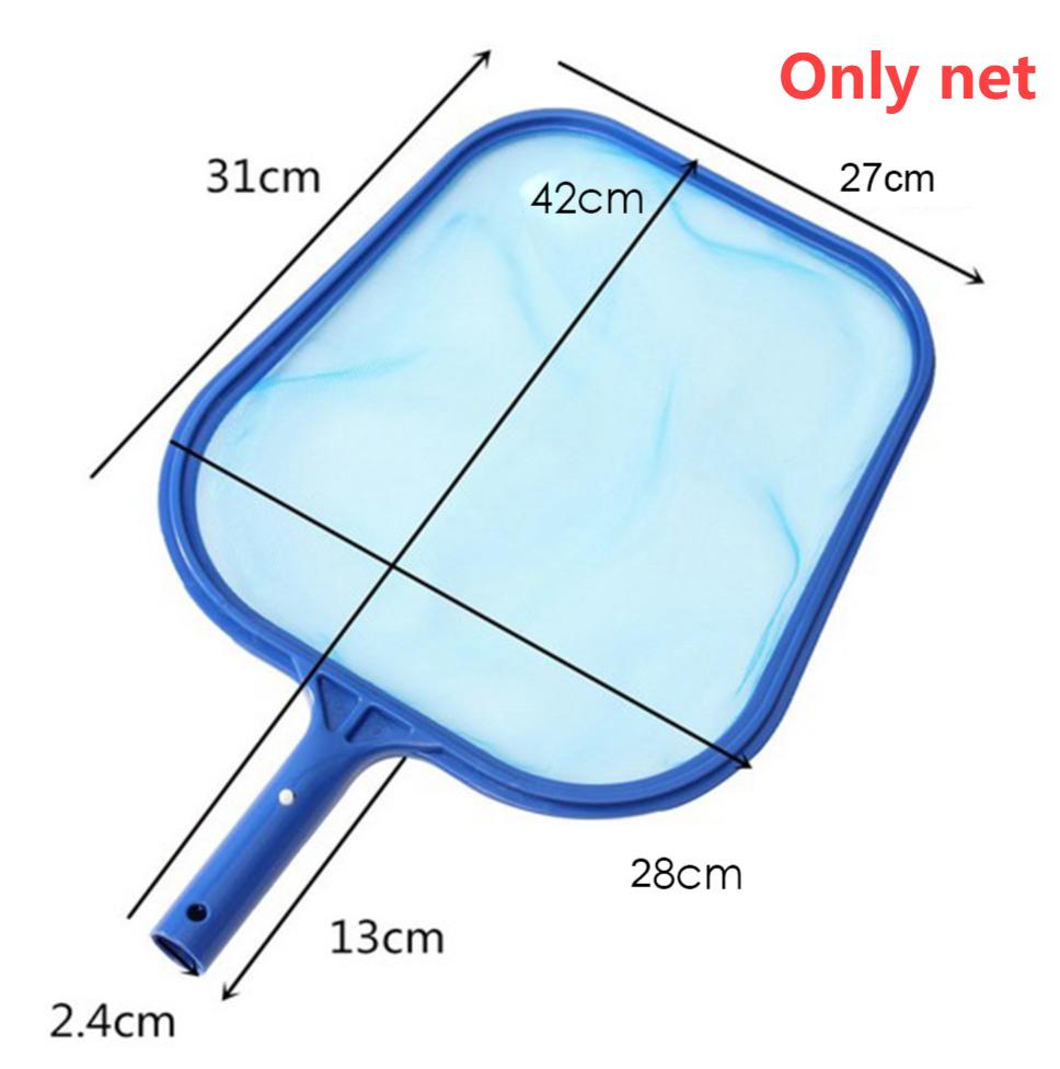 Swimming Pool Skimmer Net with 5 Section Aluminum Pole Ultra Rake Mesh Netting Bag Basket Leaf Removal Garden Pond Cleaning Tool