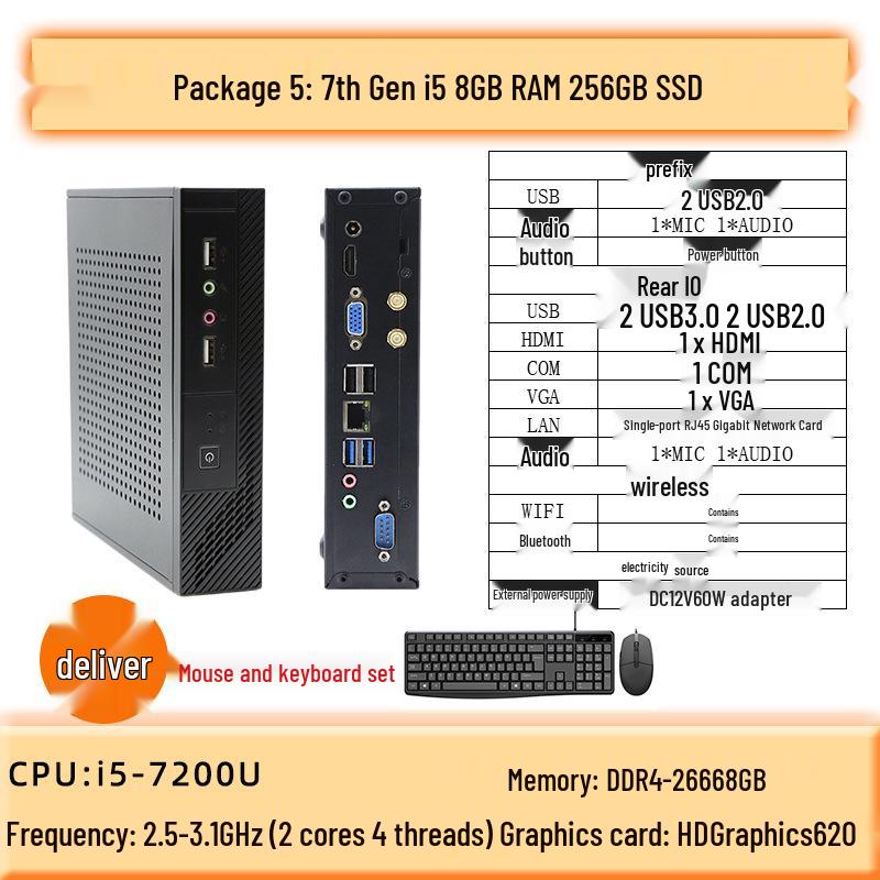 LianDa T45X Mini PC: Core XinChuang Cloud Terminal for Industrial Control
