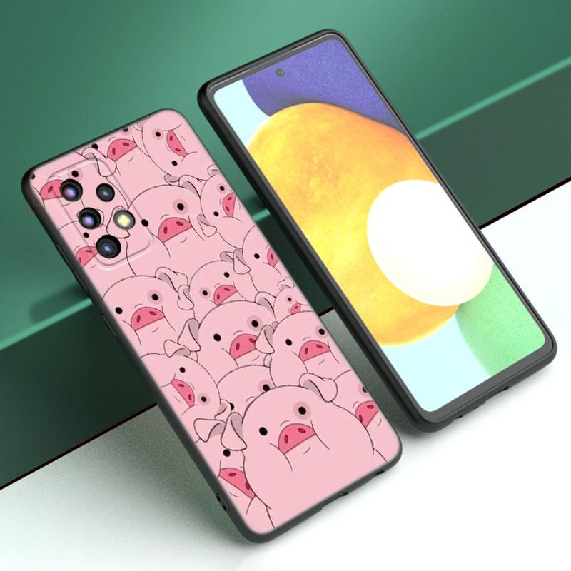 Custodia per telefono Maiale Rosa Divertente Per Samsung A04 A21 A30 A50 A52 S A13 A14 A22 A23 A32 A53 A73 5G A11 A12 A31 A33 A51 A70 A71 A72