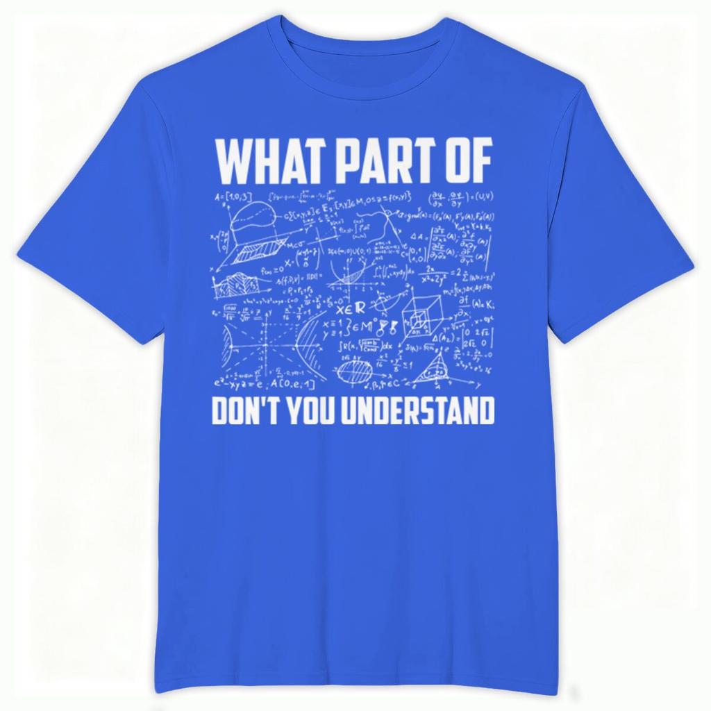 Funny Math Physics Short Sleeve Tshirt Crew Neck Fashion Clothes Science Teacher Print Graphic Tee Math Teacher Gifts Tshirt