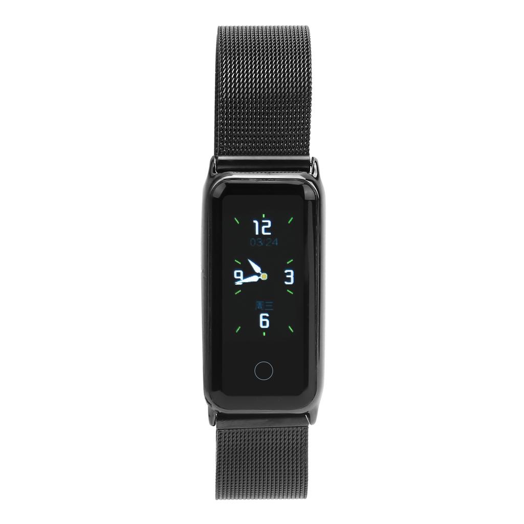 IP67 Waterproof Sports Bracelet 0.96in Screen Watch Fitness Sleep Monitoring Smart BandBlack