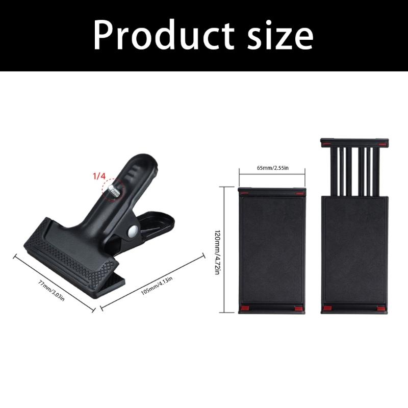 Multiple Angle Rotating Phone Stand Art Easel Clamp For Students Artists Supports 4.5-11inch Tablets Phones