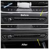 Safety Seat Belt Buckle / Pillar B / Gear Shift Box Panel Cover Trim For BMW X5 G05 X7  -  Carbon Fiber Look Interior